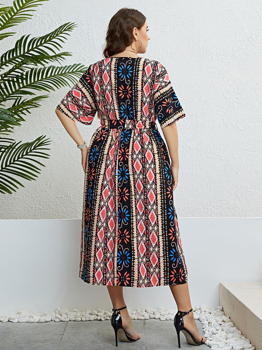 The Perfectly Plus Size Bohemian Dress