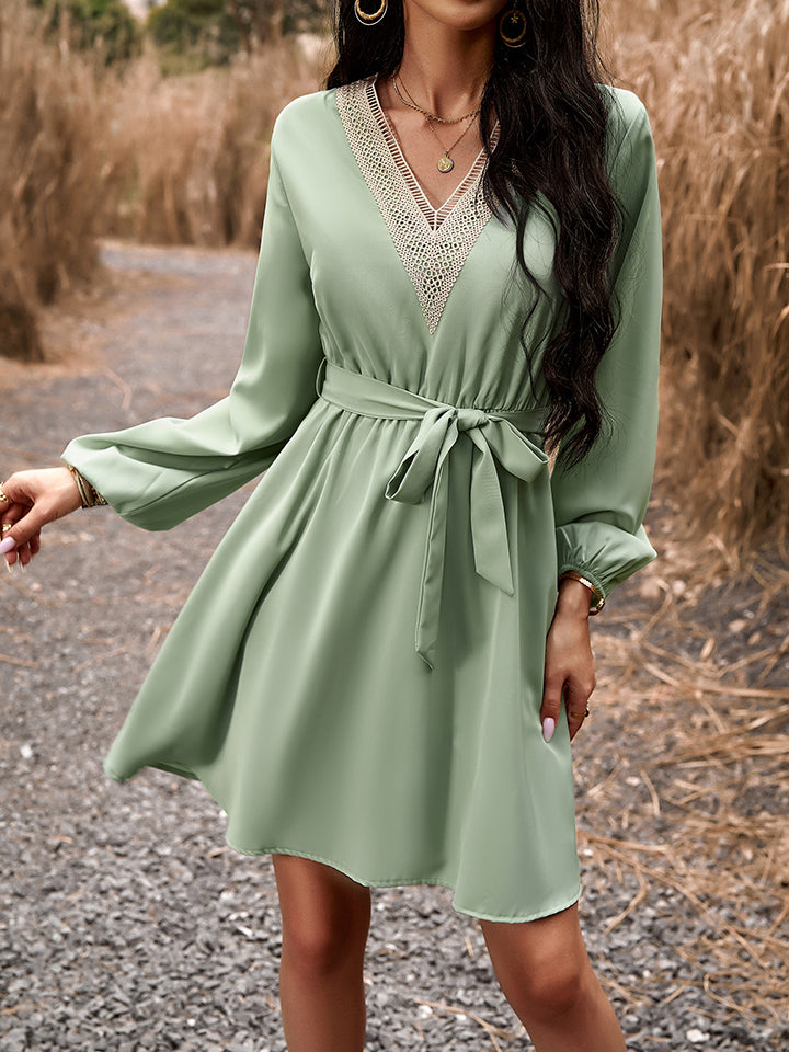 The Tie Waist Mini Dress