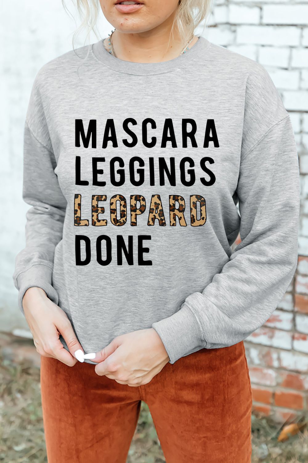 The Casual Weekend Letter Graphic Sweatshirt