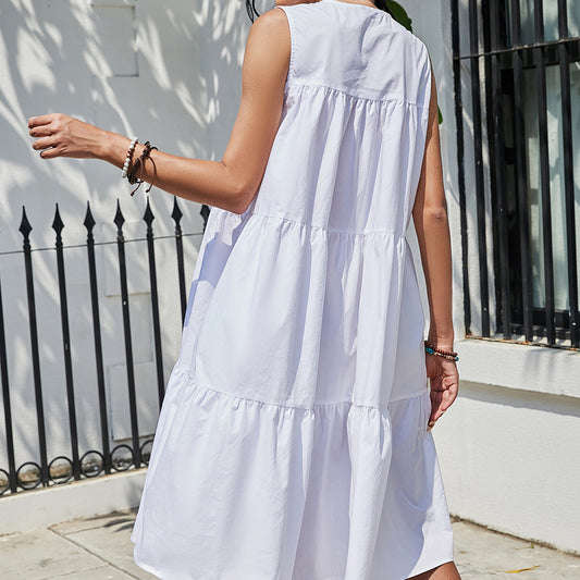 The Sweet Sleeveless Tiered Dress