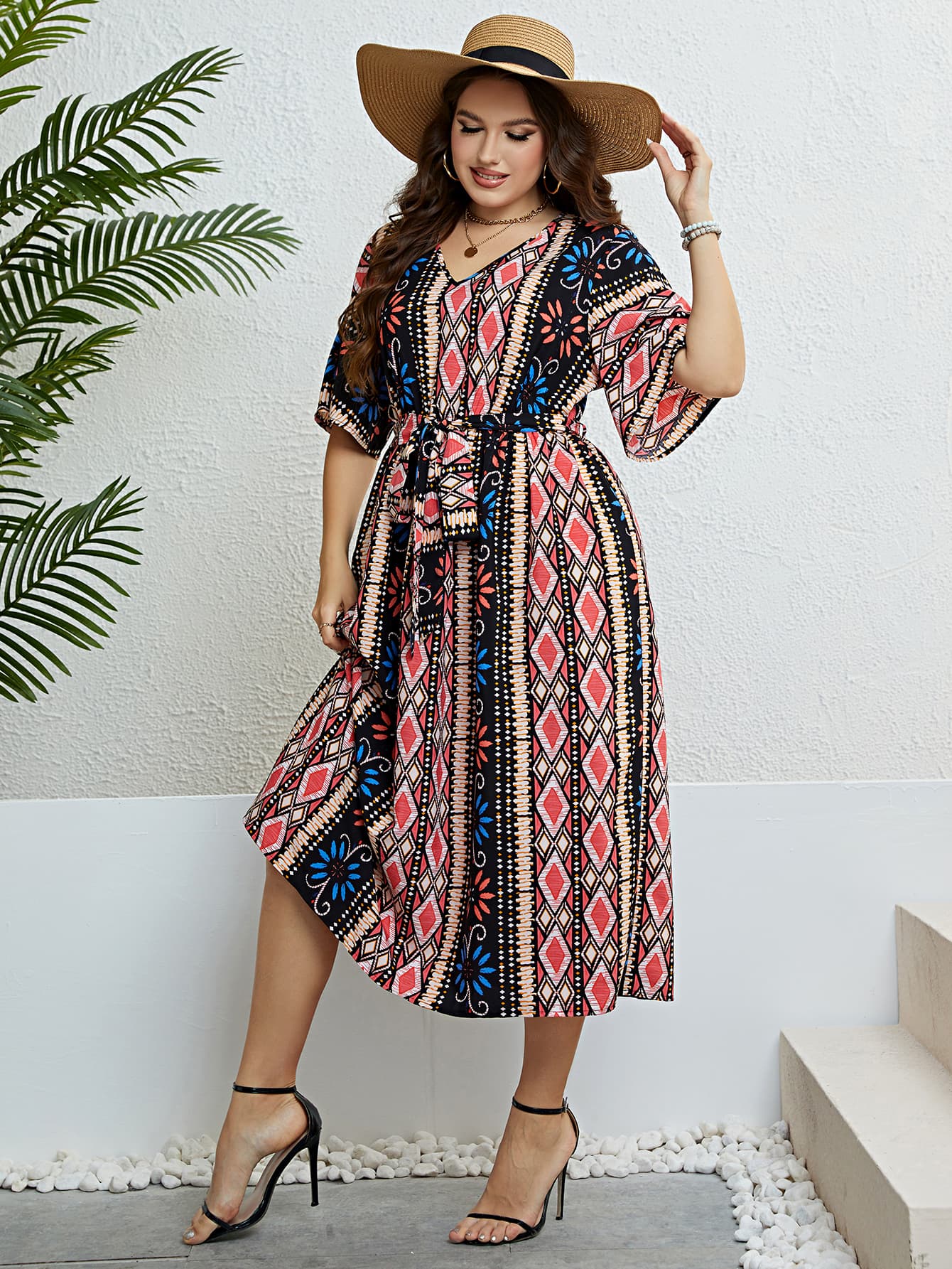 The Perfectly Plus Size Bohemian Dress