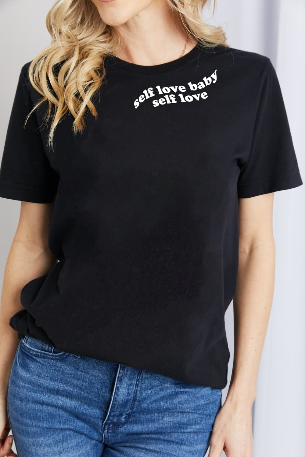 The SELF LOVE Graphic Cotton T-Shirt